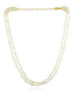 Natural Healing Crystal Blue Prehnite Semi Precious Gemstone Necklace