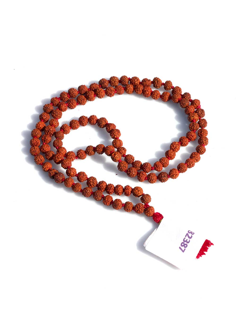 G1.jpg Original 5 Mukhi Rudraksha Certified Natural 4mm Beads Japa Mala 108 - Image 1