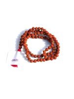 Original 5 Mukhi Rudraksha Certified Natural 4mm Beads Japa Mala 108 - Image 4