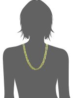 Original Healing Crystal Green Peridot Semi Precious Gemstone Necklace - Image 3