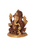 Decorative Brass Ganesh Statue - Image 2