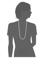 Mother Of Pearl Healing Power Round Bead Protection Stone Necklace - Image 3