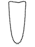 Natural Grey Crystal Healing Lapis Lazuli Semi Precious Stone Necklace