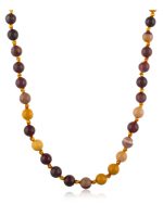 Natural Mookaite 32″ Round Bead Healing Reiki Crystal Stone Necklace - Image 2