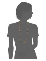 Natural Mookaite 32″ Round Bead Healing Reiki Crystal Stone Necklace - Image 3