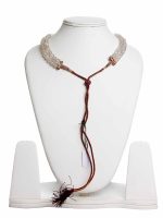 Genuine Golden Rutilated Quartz Crytal Semi Precious Stone Necklace - Image 2