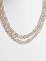 Genuine Golden Rutilated Quartz Crytal Semi Precious Stone Necklace - Image 3