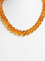 Genuine Reiki Healing Chakras Citrine Semi Precious Stone Necklace - Image 2