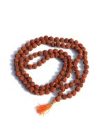 Original 5 Mukhi Rudraksha Certified Natural 7mm Beads Japa Mala 108
