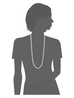 White Mother Of Pearl 32″ Healing Power Semi Precious Stone Necklace - Image 3