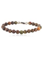 Natural Healing Crystal Polychrome Jasper Semi Precious Stone Bracelet