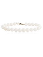 Natural Reiki White Pearl Semi Precious Stone Calming Effect Bracelet