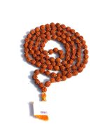 Original 5 Mukhi Rudraksha Certified Natural 8mm Beads Japa Mala 108 - Image 5