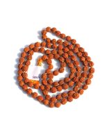 Original 5 Mukhi Rudraksha Certified Natural 8mm Beads Japa Mala 108 - Image 4