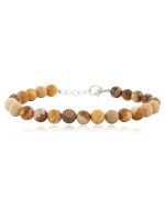 Genuine Reiki Crystal Picture Jasper Semi Precious Gemstone Bracelet - Image 2