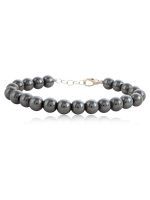 Natural Healing Reiki Haematite Stone Semi Precious Willpower Bracelet - Image 2
