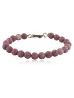 Original Purple Tourmaline Reiki Crystal Semi Precious Stone Bracelet