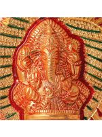 Home Decorative Wall Hanging Golden Ganesh - Image 2
