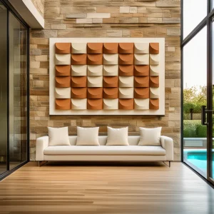 Geometric Half Circle Wall Art