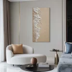 Serene Wave Flow 3D Art for Home Decor