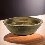 Artisan Wooden Serving Bowl - Image 3
