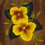 Folk Art Table Platter - Image 2