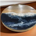 Elegant Resin Display Platter