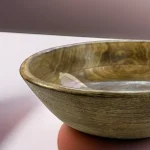 Minimal Handcrafted Wood Bowl - Image 2