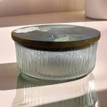 Fluted Glass Roti Box