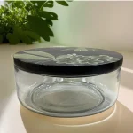 Clear Glass Roti Keeper