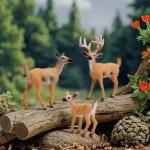 Mallexo Deer Family Animal Toy for Kids 6 - Image 2