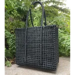 Women Black Tote - Image 2