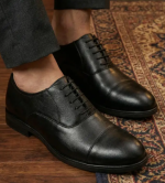 Synthetic Leather Soild Oxford Formal - Image 2