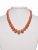 Orange Onyx Semi Precious Stone Stylish Feminine & Graceful Necklace