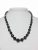 Black Onyx Semi Precious Crystal Stone Necklace Protection & Willpower