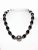 Handcrafted Fine Black Onyx Crystal Semi Precious Gemstone Necklace
