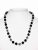 Onyx & Quartz Chakra Healing Semiprecious Stone Necklace Feels Secure