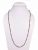 36″ Pearl & Garnet Crystal Semi Precious Gemstone Mala Necklace