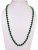 Natural Certified Crystal Base Green Onyx Semi Precious Stone Necklace
