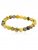 Natural Yellow Serpentine Healing Crytal Semi Precious Stone Bracelet