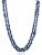 Natural Blue Reiki Lapis Lazuli Semi Precious Stone Safety Necklace