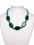 Onyx Chakra Healing Semi Precious Green Gemstone 19″ Feminine Necklace