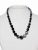 Natural Black Onyx Crystal Semi Precious Stone Necklace Inner Security
